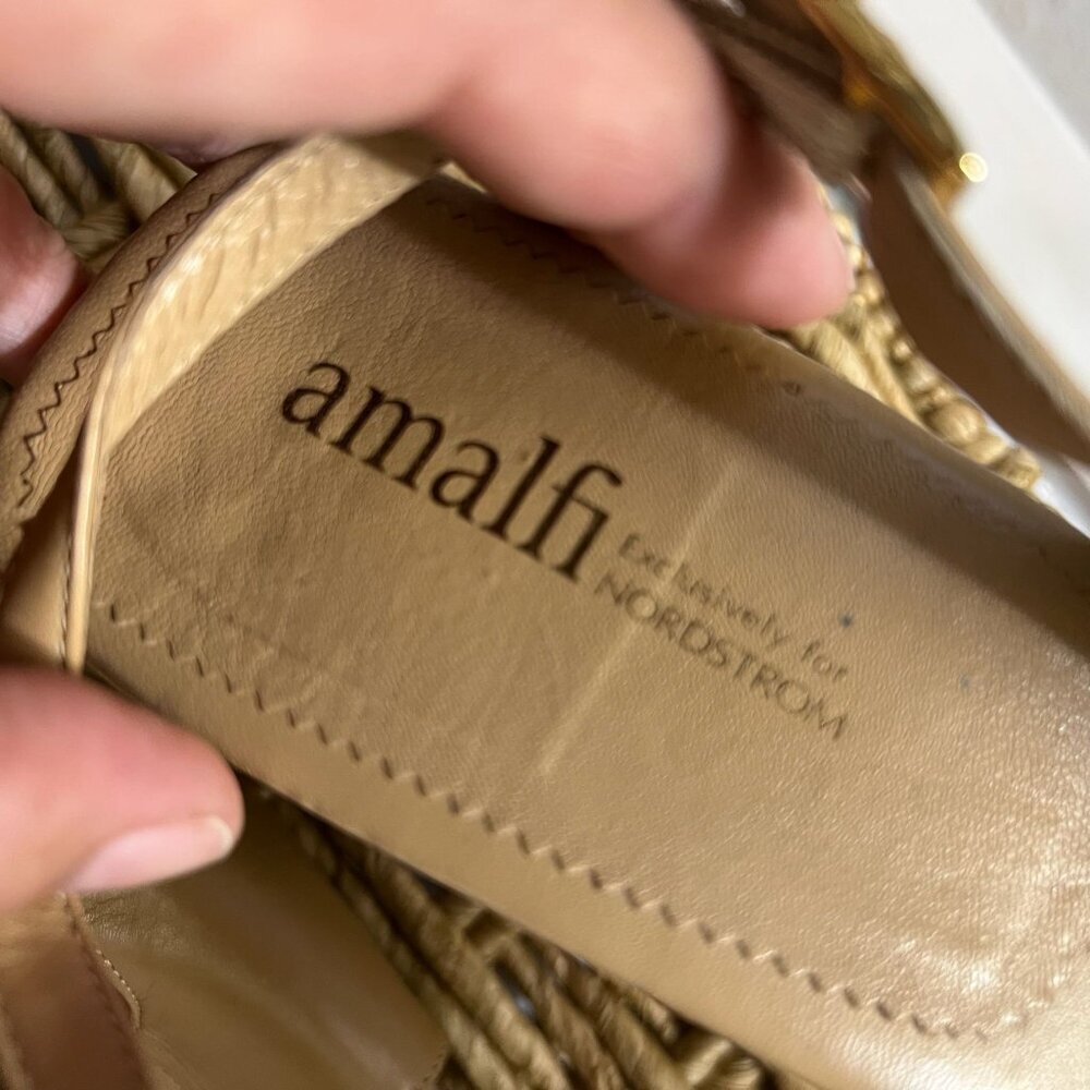 AMALFI Exclusively for Nordstrom, Beige 8B, square heel,slingback pump shoe - Picture 15 of 15